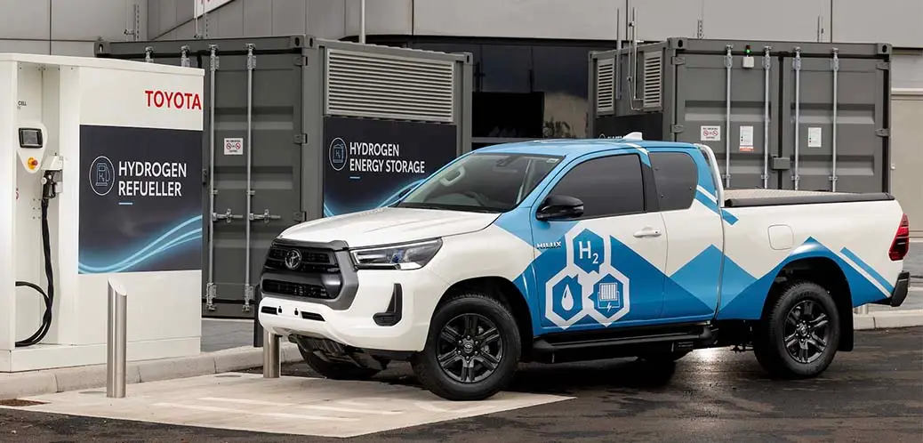 D2H Advanced Technologies supports hydrogen fuel cell-powered Toyota Hilux development