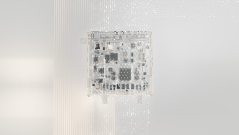 A central core replaces hundreds of disparate ECUs.