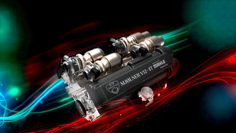 MAHLE Powertrain's quad-turbo V12 engine for the Zenvo Aurora